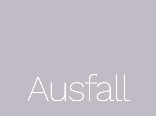 Ausfall, Kurse, Klassen, die nicht stattfinden